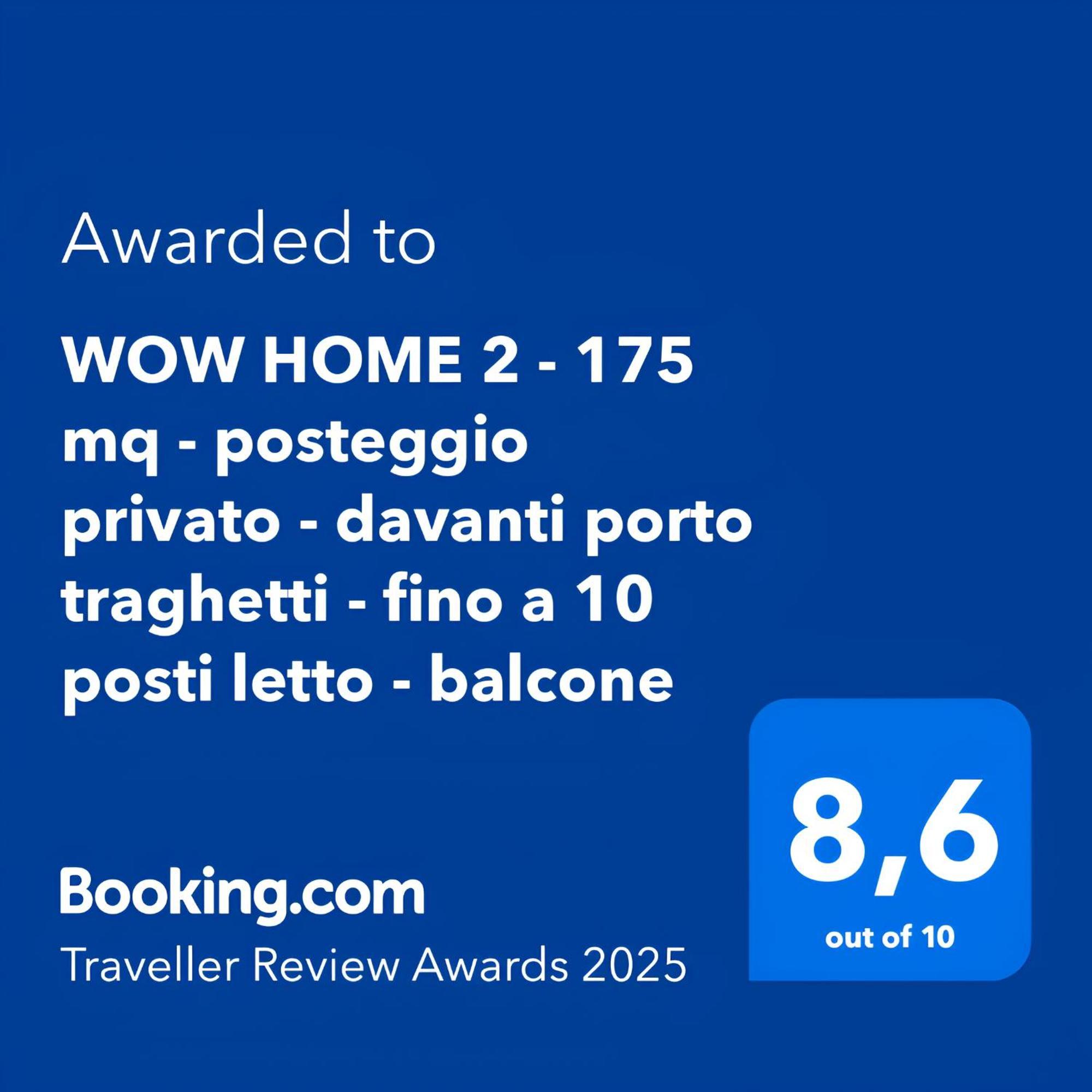 Wow Home 2 - 175 Mq - Posteggio Privato - Davanti Porto Traghetti - Fino A 10 Posti Letto - Balcone Genua Zewnętrze zdjęcie